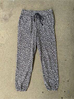 Floral Drawstring Jogger/pj pants